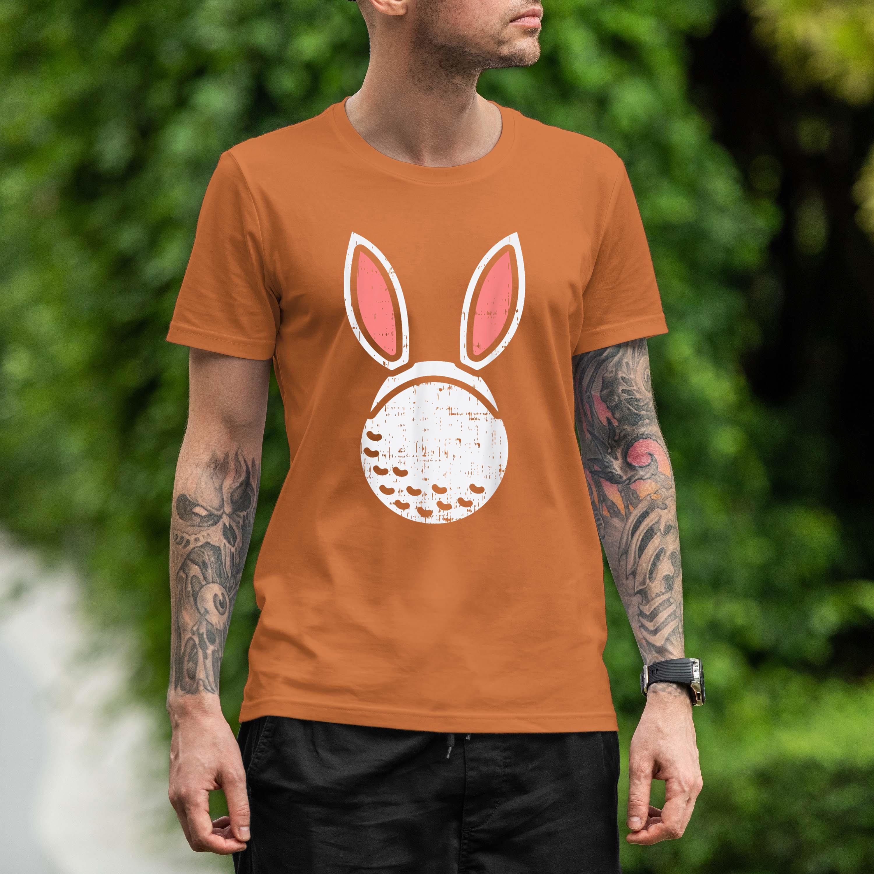 Golf Ball Bunny Ears Funny Golfing Easter Golfer Gift Shirt 